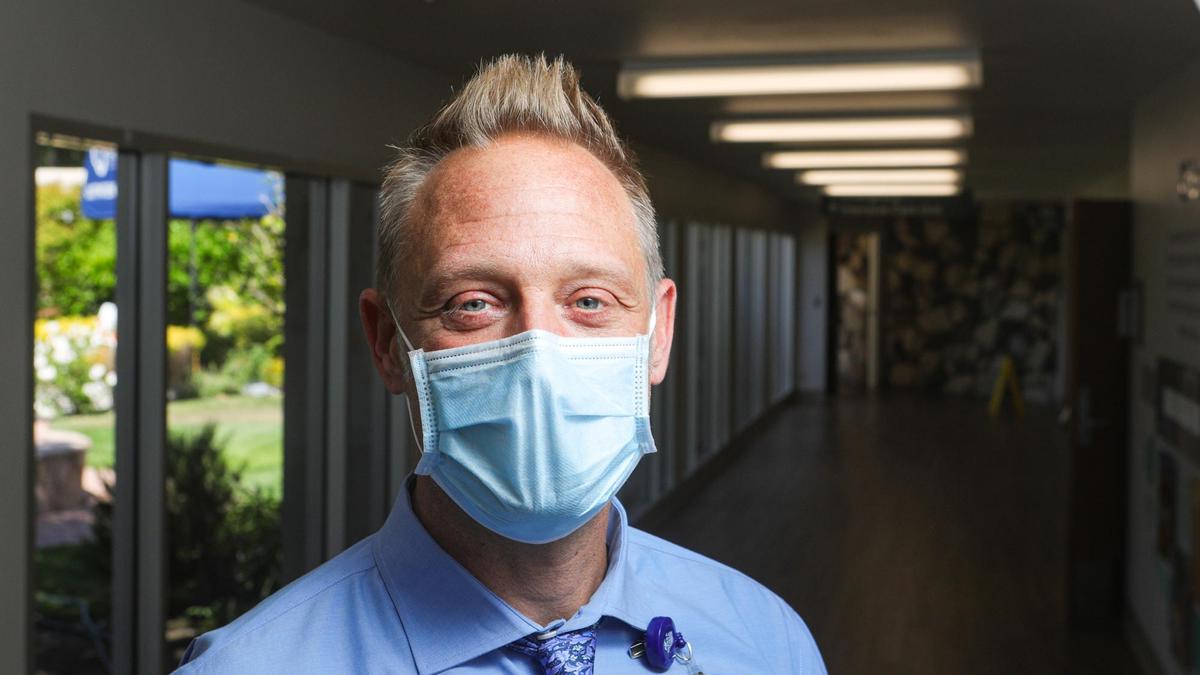 Aaron Thorne, director of nursing for critical care and telemetry at Sierra Vista Regional Medical Center, said the surge from the COVID-19 Delta variant has been sudden and severe. “This time it just kind of went from zero to 10,” he said.