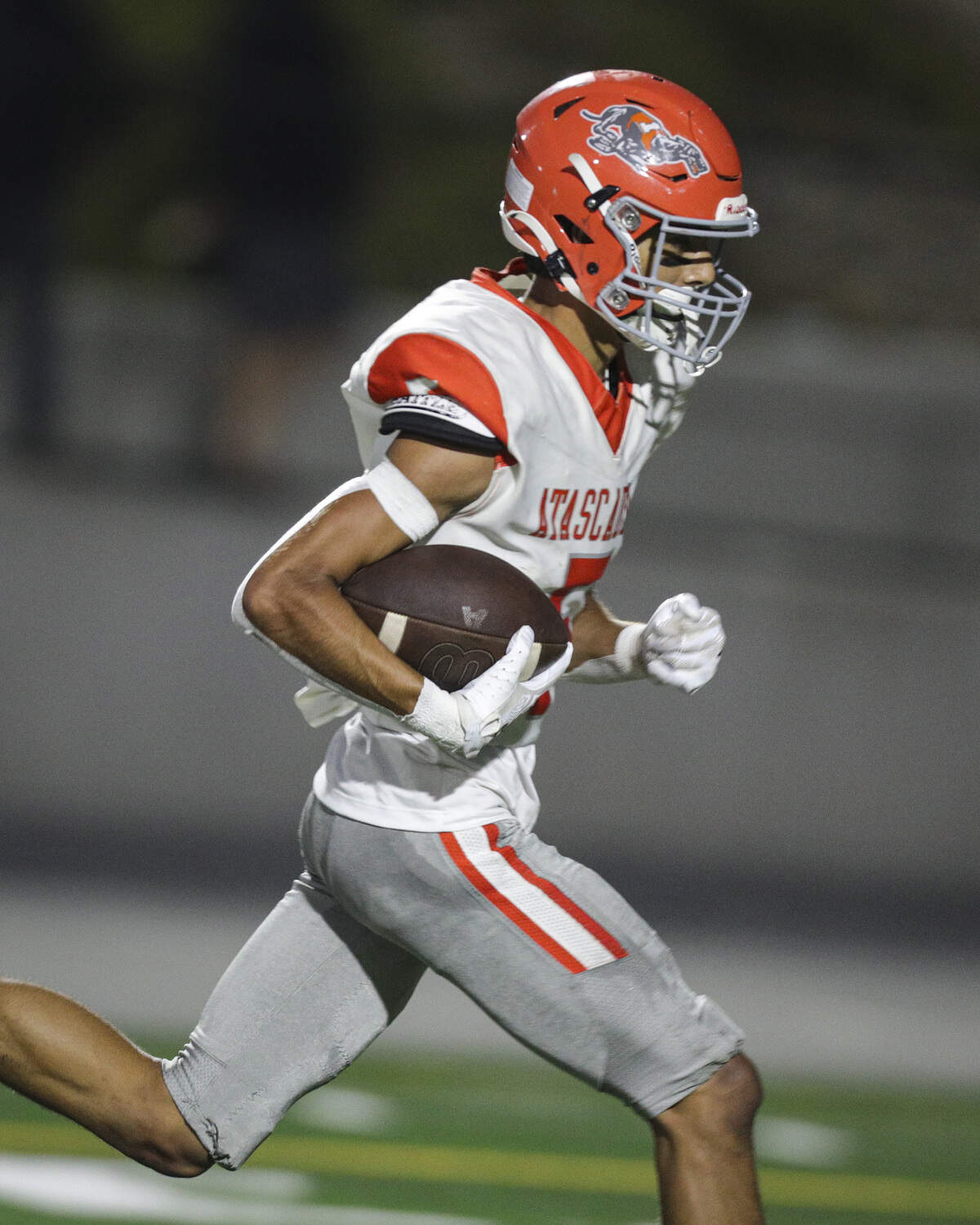 Jacob Perry finds open field.  San Luis Obispo beat Atascadero 38-14 on Sept. 11, 2026.