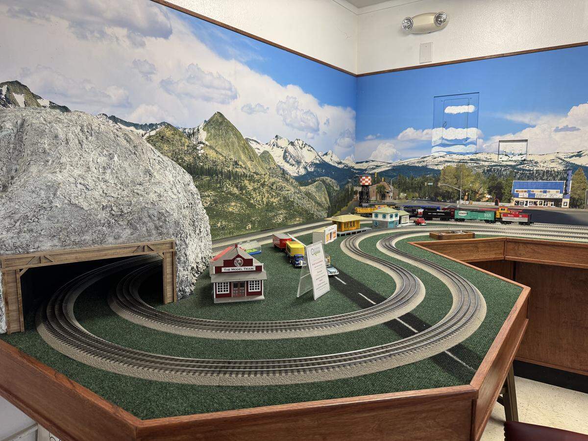 The Exploration Discovery Center in Grover Beach contains a room filled with a model train, town and tracks.
