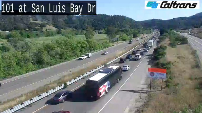 Highway 101 crash causes traffic jam in SLO County | San Luis Obispo ...