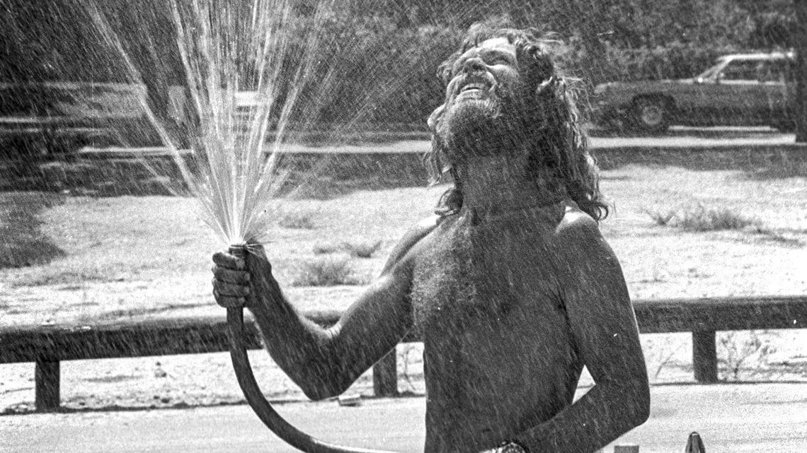 How did SLO County deal with record-breaking heat wave in the ’70s? The classic water hose