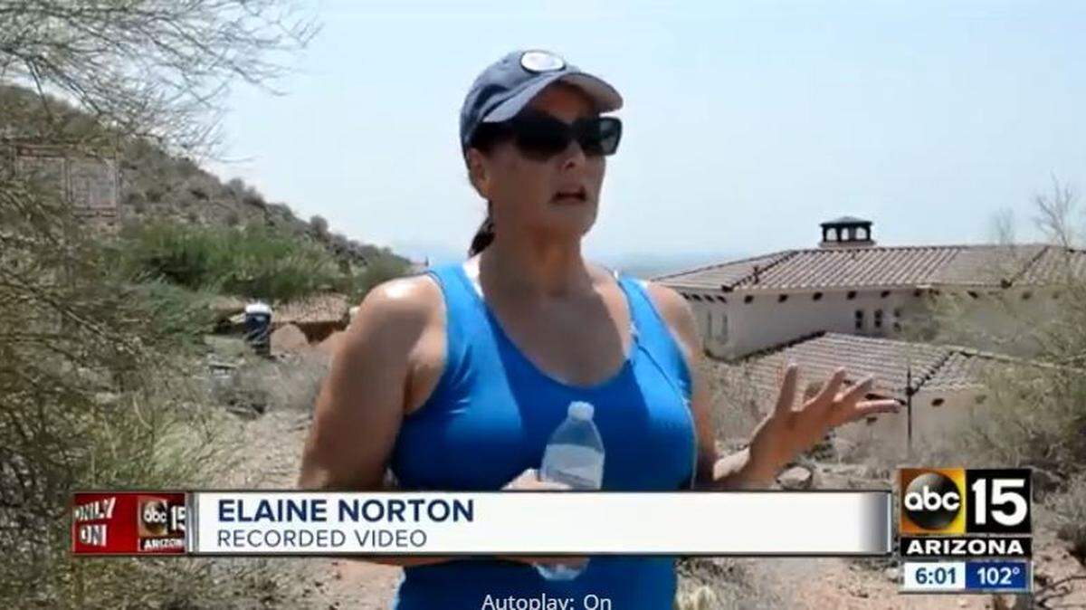 Elaine Norton caught her confrontation with former Mesa city councilman Bill Jaffa on camera last month. Norton was hiking on a city-owned trail when Jaffa called the police on her for trespassing.