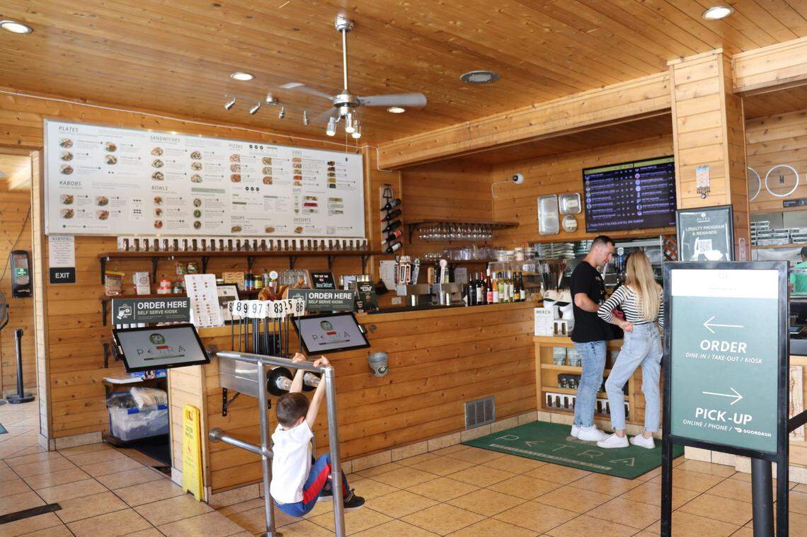 Petra Mediterranean Pizza and Grill is located at 1210 Higuera St in San Luis Obispo.