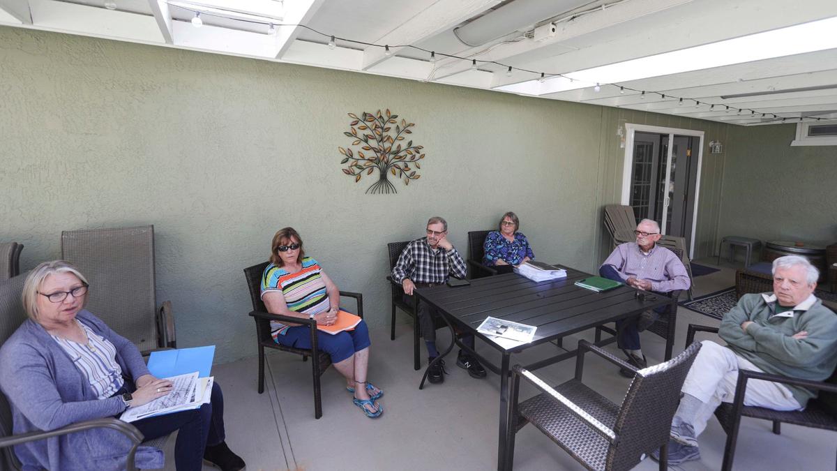 Nipomo residents and members of Nipomo Action Committee shared opinions and alternatives to Dana Reserve on April 1, 2024.