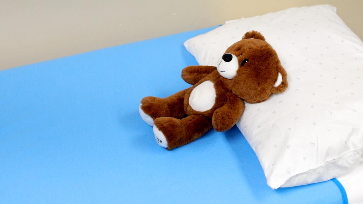 A few items like stuffed animals and snacks are available on site to help comfort foster children waiting for a placement.This was one of the rooms in an office building Oct. 21, 202.