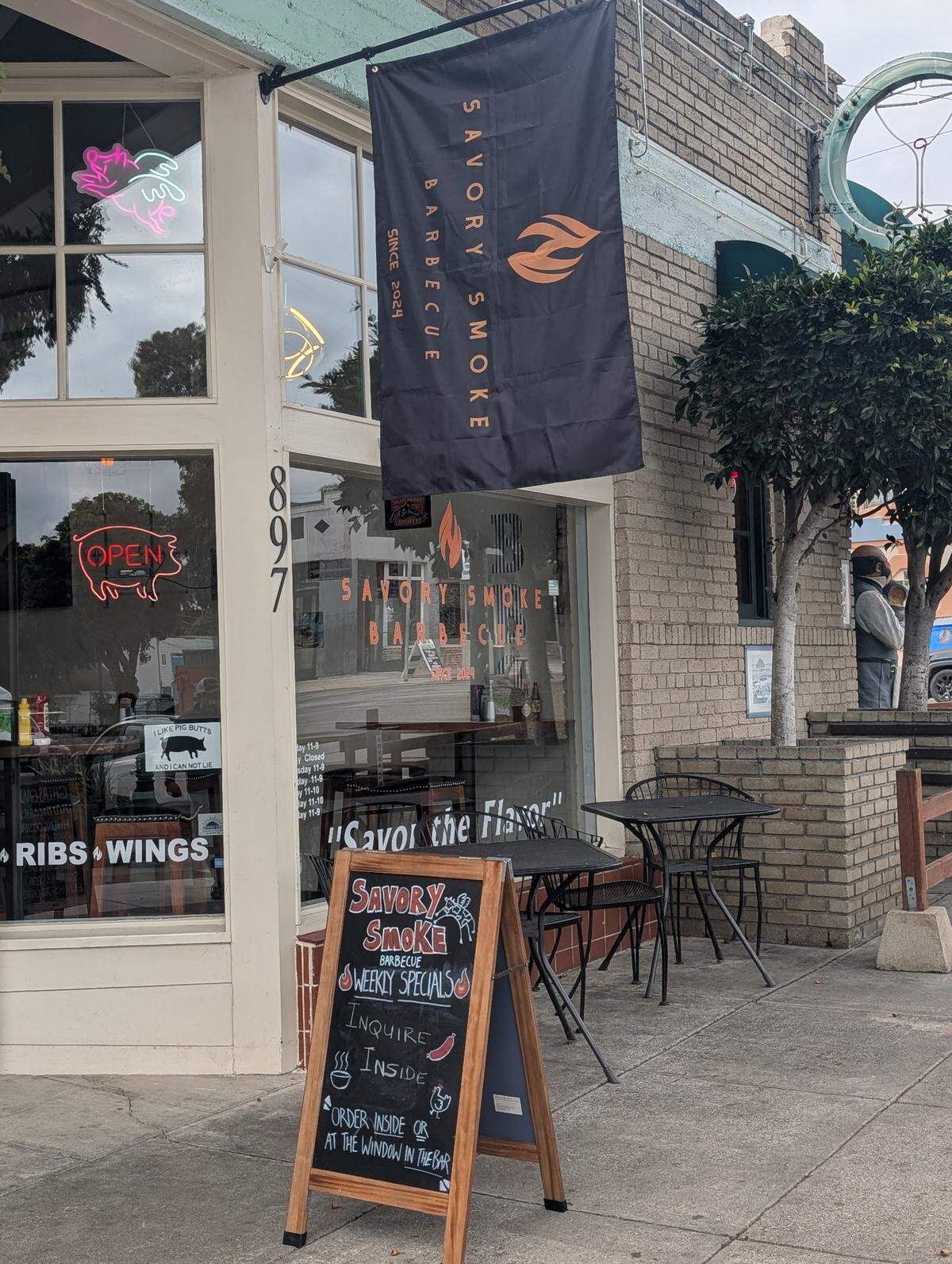 Savory Smoke is Morro Bay’s only barbecue restaurant. The new eatery opened in early September.