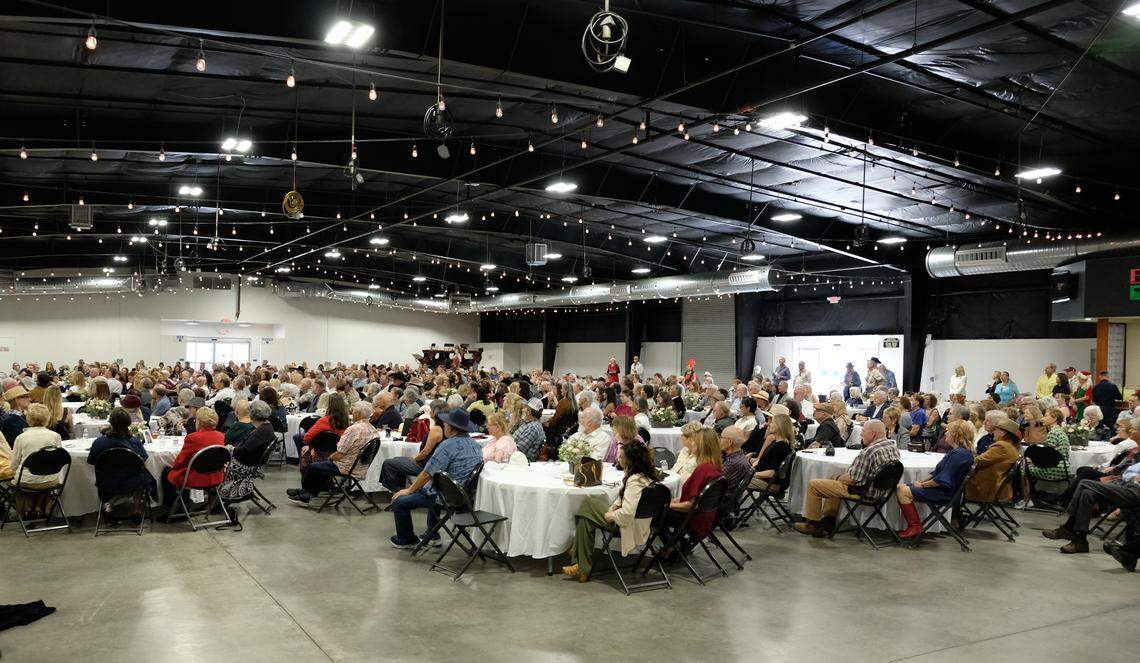 A celebration of life for Norma Moye, the force behind downtown Paso Robles, was held on Feb. 28, 2026, at the Paso Robles Event Center. Moye died on Dec. 15 at the age of 92.