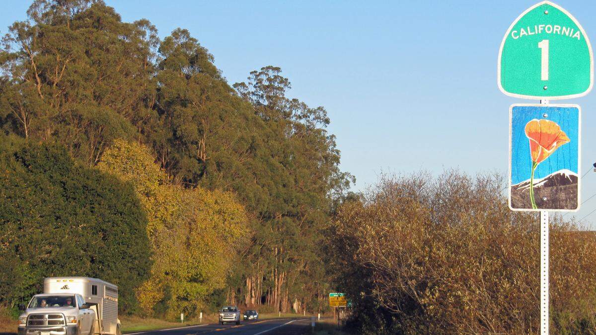 Crews repaved Highway 1 through Cambria, San Simeon, Harmony and Cayucos in 2019.