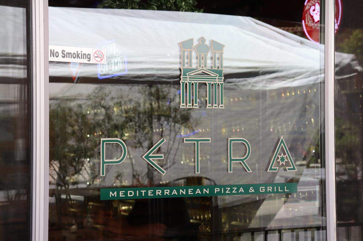 Petra Mediterranean Pizza and Grill is located at 1210 Higuera St in San Luis Obispo.