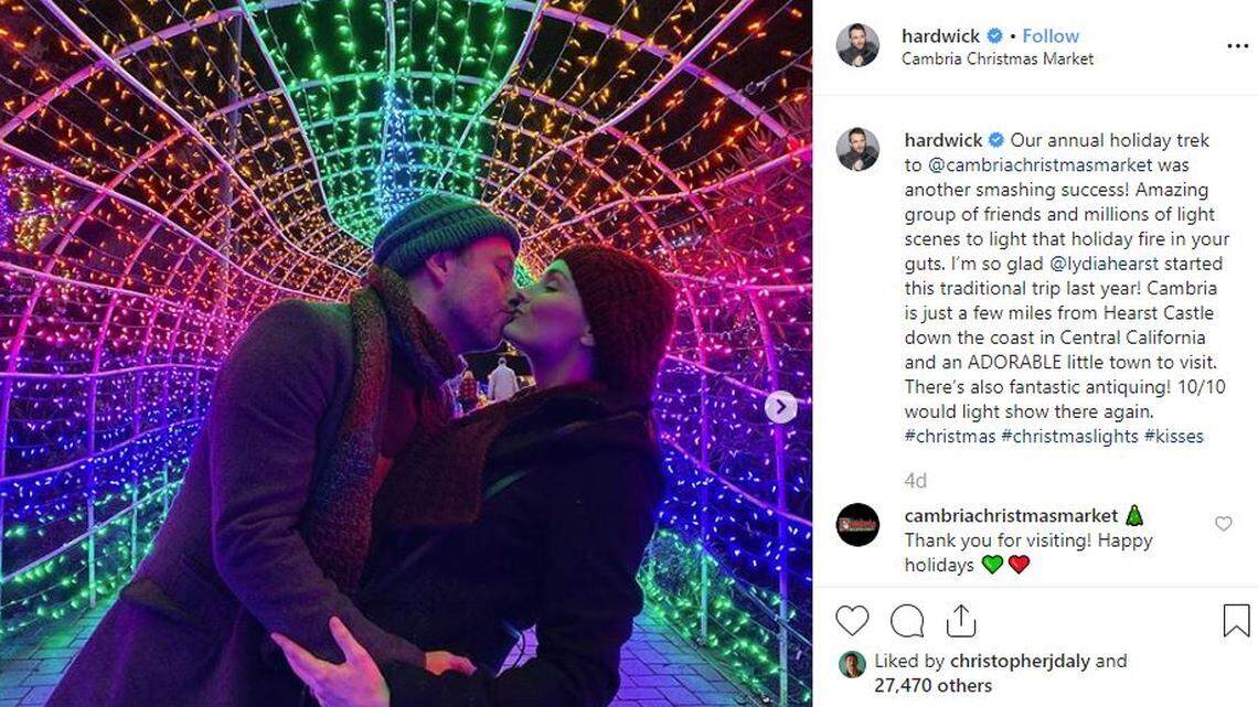 ‘ADORABLE little town.’ TV host Chris Hardwick visits Cambria Christmas Market