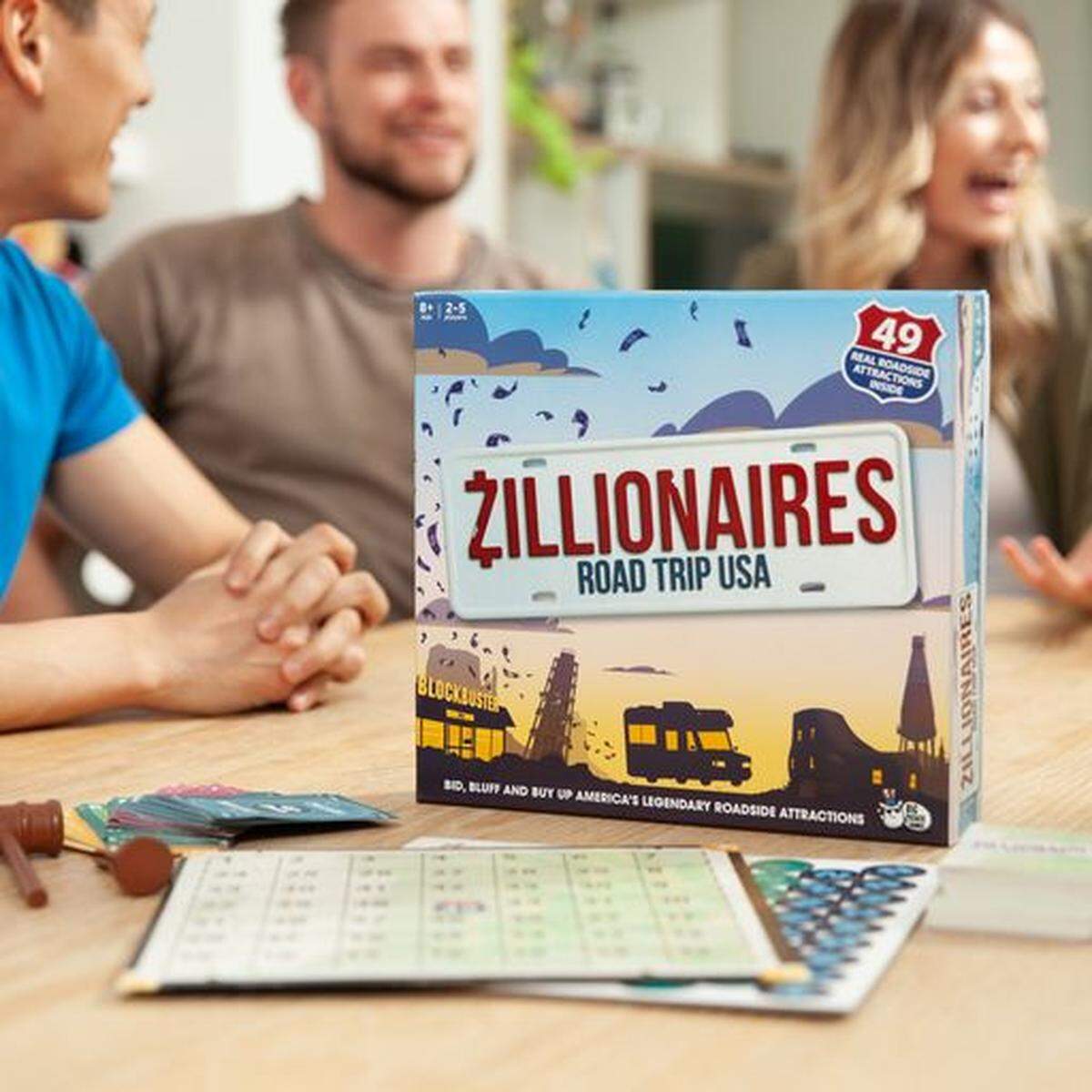 Zillionaires Road Trip USA spotlights quirky landmarks such as the last Blockbuster store in Oregon and Lucy the Elephant in New Jersey.&nbsp;