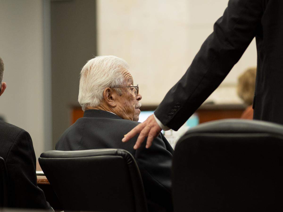 Ruben Flores listens in court during the Kristin Smart murder trial on Thursday, Sept. 22, 2022, at the Monterey County Courthouse in Salinas.