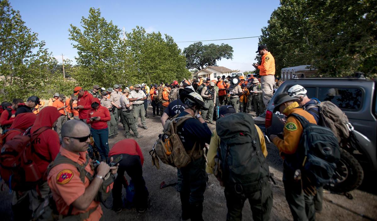 Over 300 search and rescue personnel were searching for the missing 5-year-old Kyle Doan in the now dry Salinas River in San Miguel.