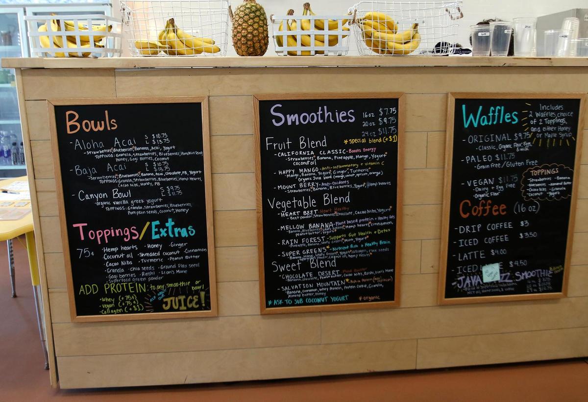 The Mellow Banana, a new shop that opened in Arroyo Grande on April 1, 2022, offers smoothies, bowls, waffles and more.