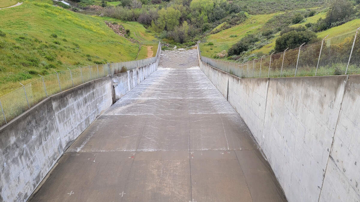 Lopez Lake spilled for the first time since 1998 on March 23, 2023. 