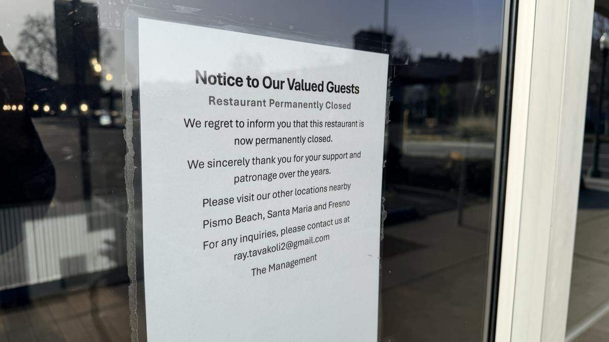 The Huckleberry’s restaurant in Atascadero closed abruptly on Jan. 26, 2026, after less than three years in business.