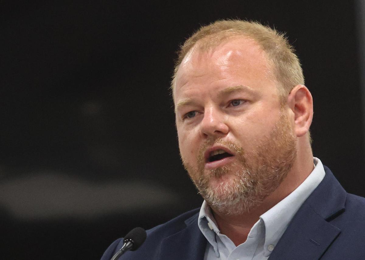 Brent Burchett, San Luis Obispo County Farm Bureau executive director, asked people to take control of their health and to get vaccinated against COVID-19.