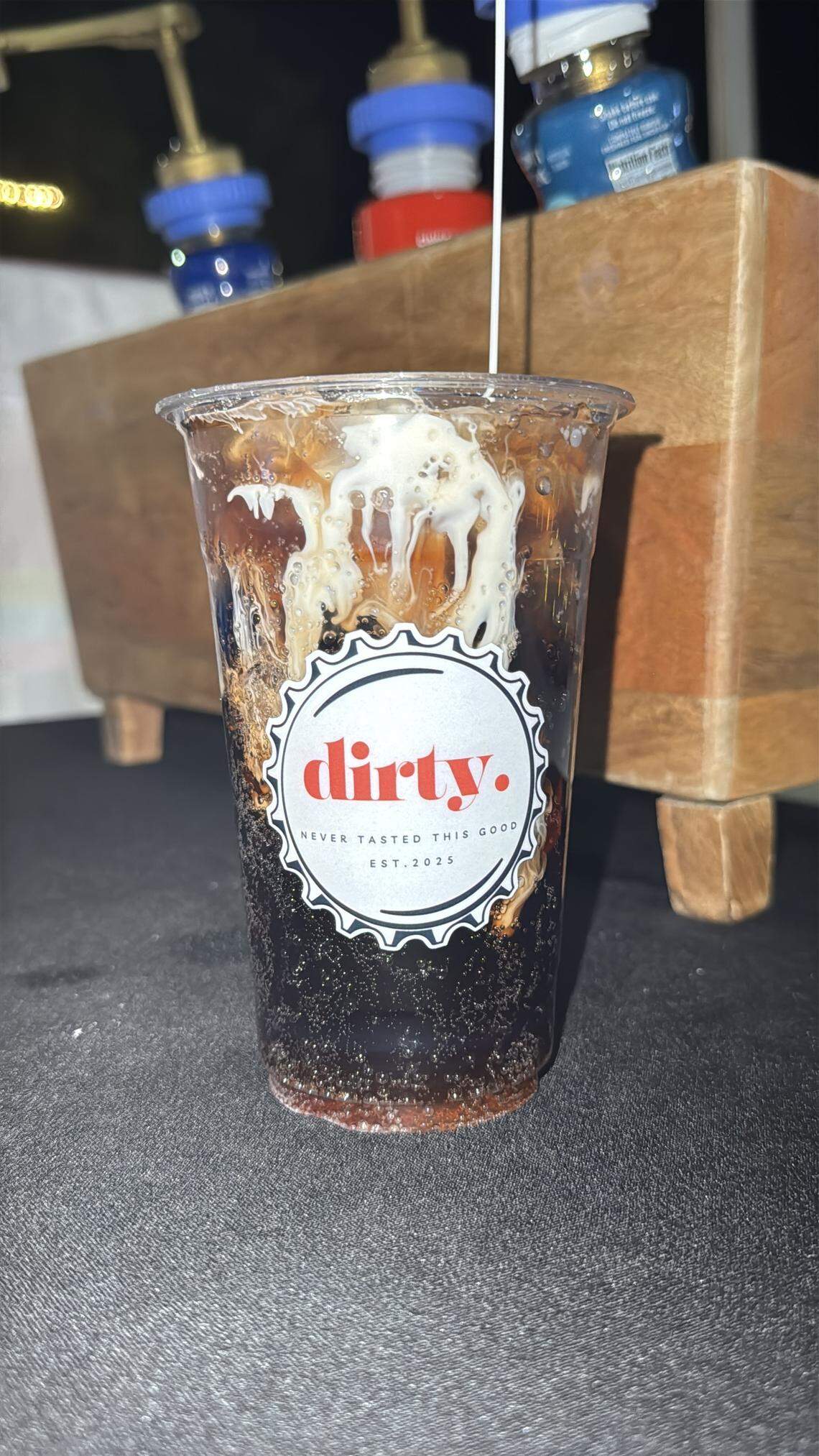 A new mixed drinks business called dirty sells mainstream sodas mixed with syrups and cream every Thursday at the Downtown SLO Farmers Market.