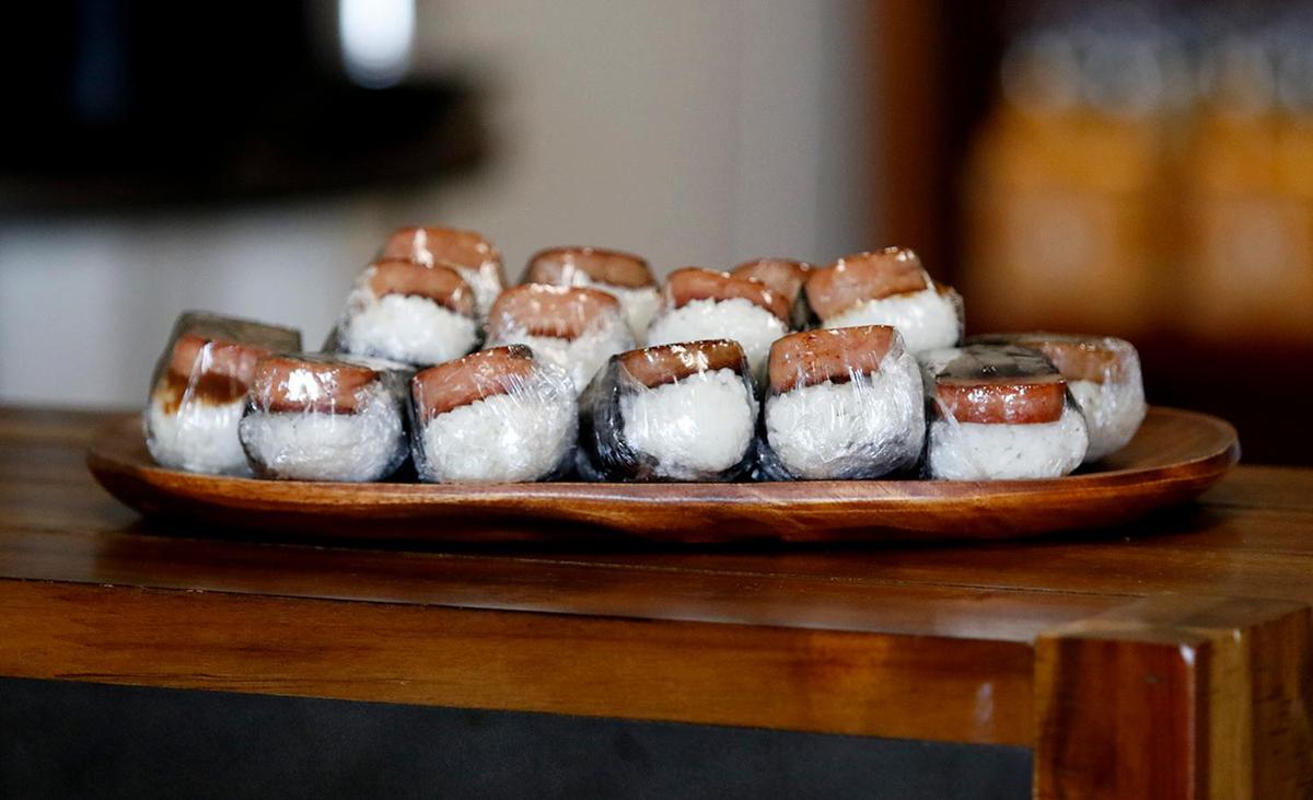 Red Dirt Coffee House moved in June 2022 to a new location at the Walmart shopping center in Arroyo Grande. Spam musubi is one of the favorite treats on the menu.