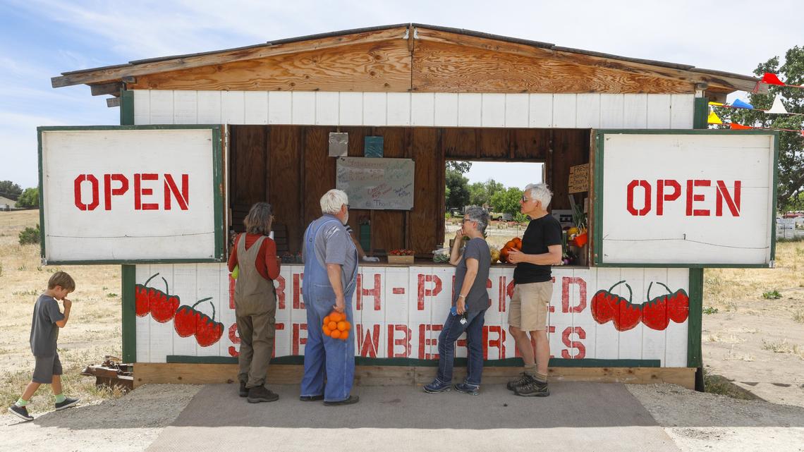Meui Saelee and Chan Chao relocated their family produce stand in Paso Robles after the county shut down their former location.