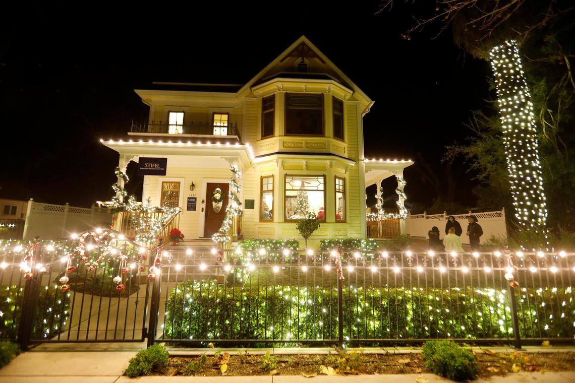 The Victorian that houses Stifel Investment Services was a crowd favorite at the 33rd annual Vine Street Victorian Christmas showcase in Paso Robles on Saturday.