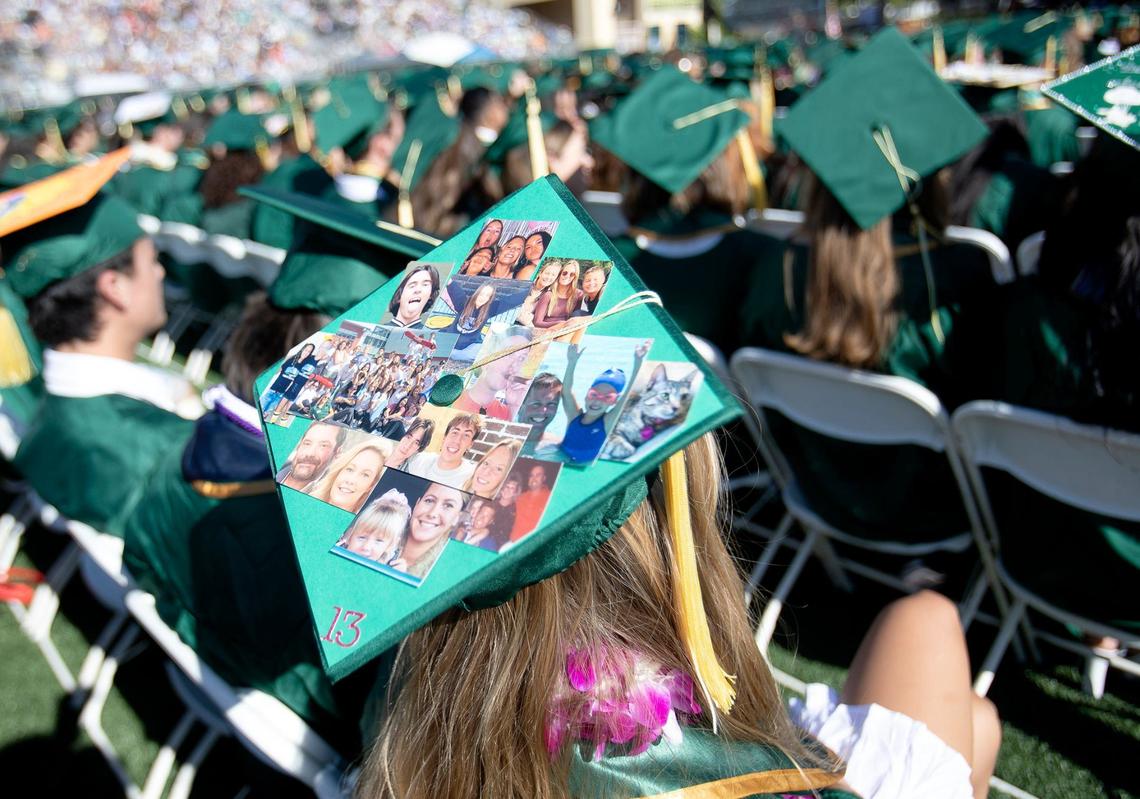 Cal Poly kicked off graduation weekend with three ceremonies on June 15, 2024. The university expects to celebrate more than 6,300 graduates throughout the weekend. Some interesting, fanciful caps.