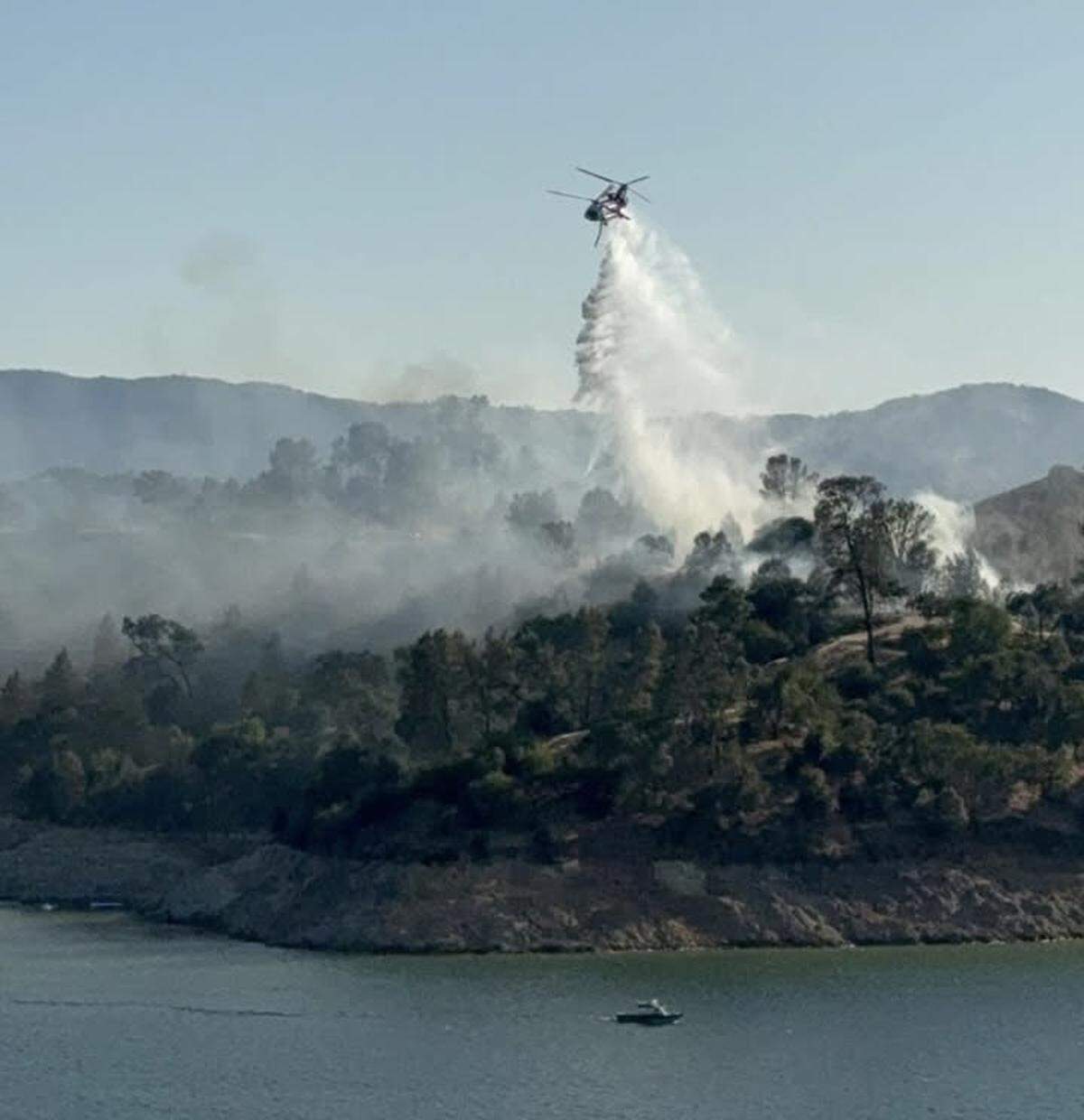 Ground and air resources responded to the fire call, putting out the vegetation fire within three hours.
