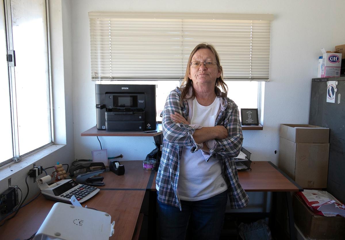 Julia Soto is the general manager of the San Luis Obispo Sportsmen’s Association shooting range located on Highway 1.