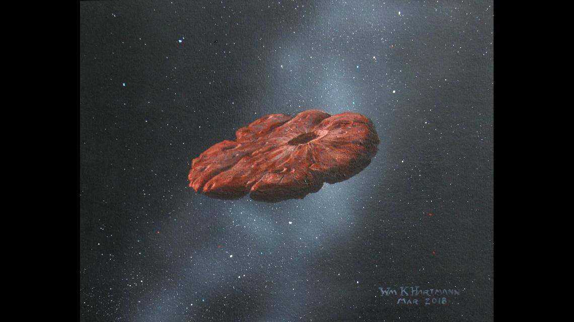 It took four years, but scientists thing they have identified a mysterious “interstellar object” that looks suspiciously like the Millennium Falcon from “Star Wars” in artist renderings.