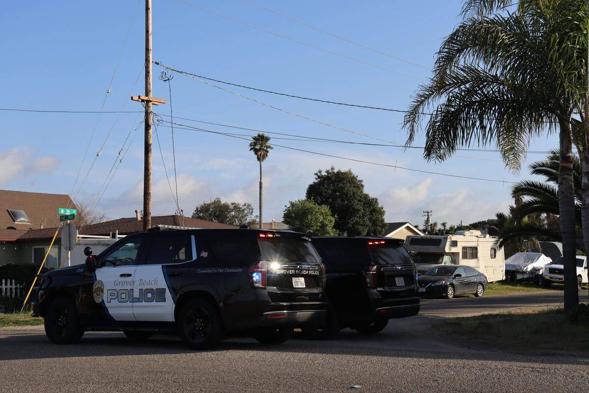 Law enforcement responded to reports of a break-in at a home near 18th Street and the Pike in Oceano on Friday, Feb. 6, 2026.
