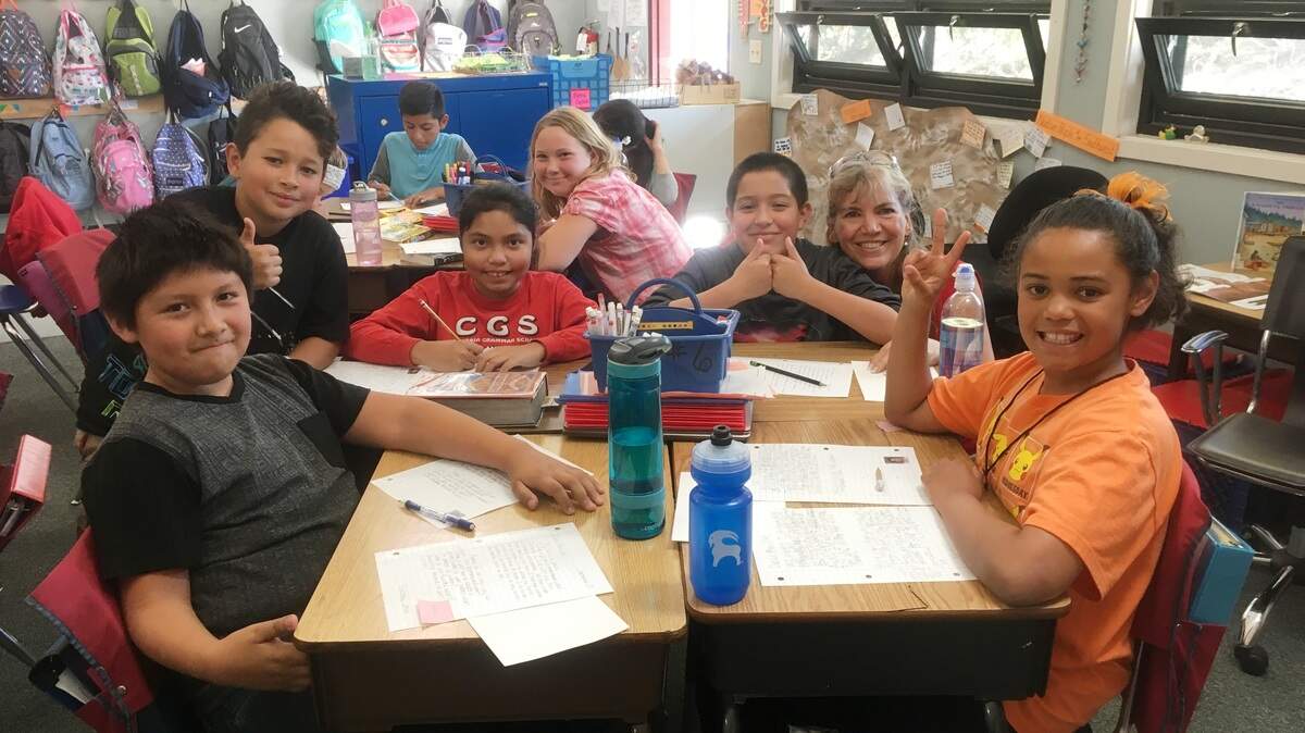 Sarah Moore' s fifth-grade class at Cambria Grammar School has been learning about geography and making pen-pal friends with students in Lesotho, Africa.