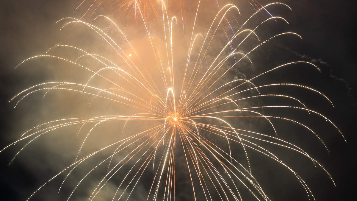 Thousands of visitors flocked to Pismo Beach for Fourth of July celebrations and fireworks the evening of July 4, 2026.