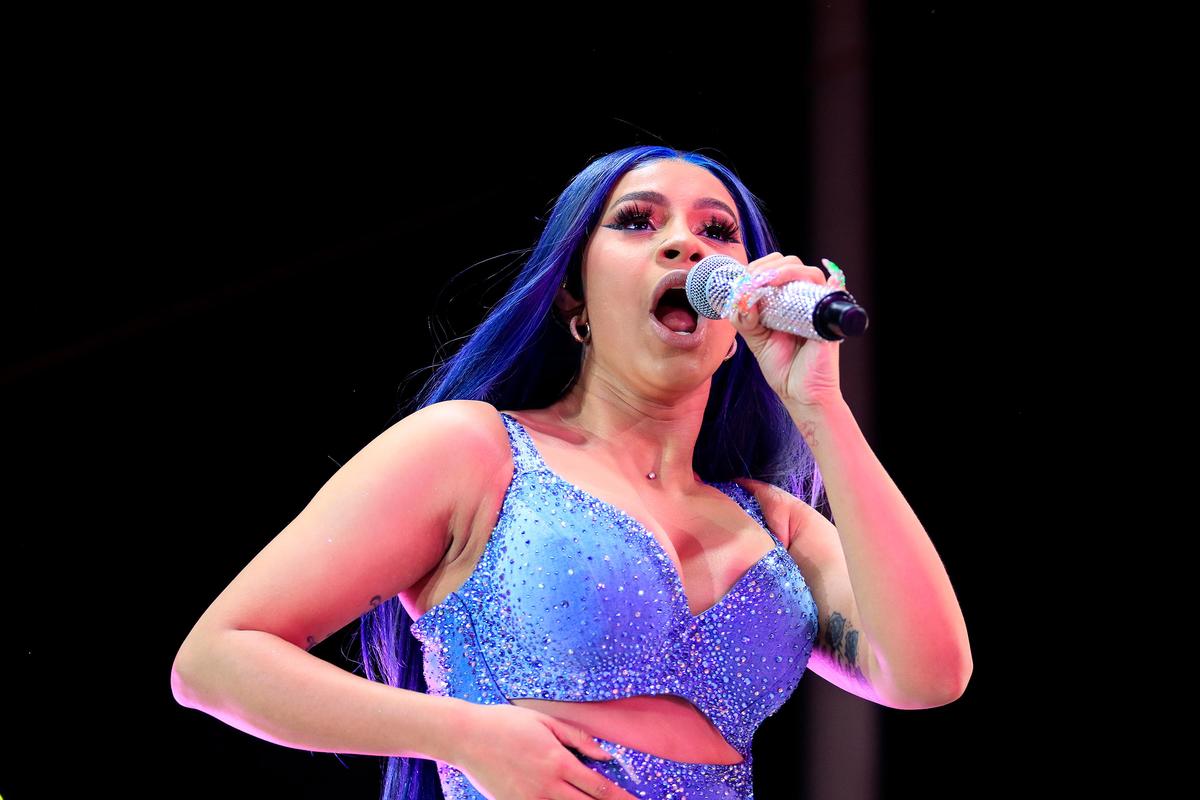 Rapper Cardi B is making her fair debut with a sold-out show at the Paso Robles Event Center. She performs on the Chumash Grandstand Arena at the Mid-State Fair, Saturday, July 20, 2019.
