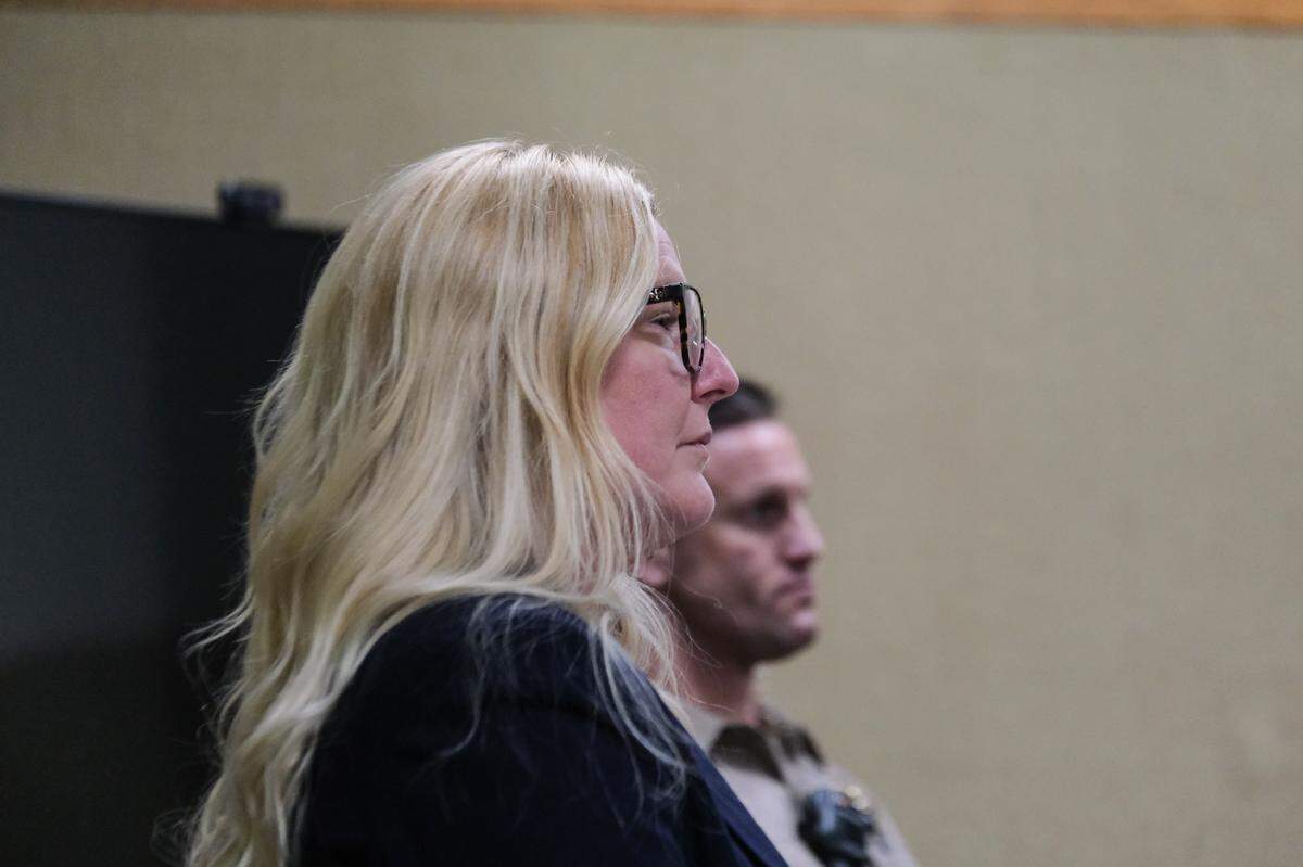 San Luis Obispo County Deputy District Attorney Kim Dittrich attends 34-year-old Andrew Rodriguez’s first San Luis Obispo Superior Court appearance on Sept. 17, 2024. Rodriguez is accused of murdering 39-year-old Jonathan Perez. Barnard is the prosecutor assigned to the case.