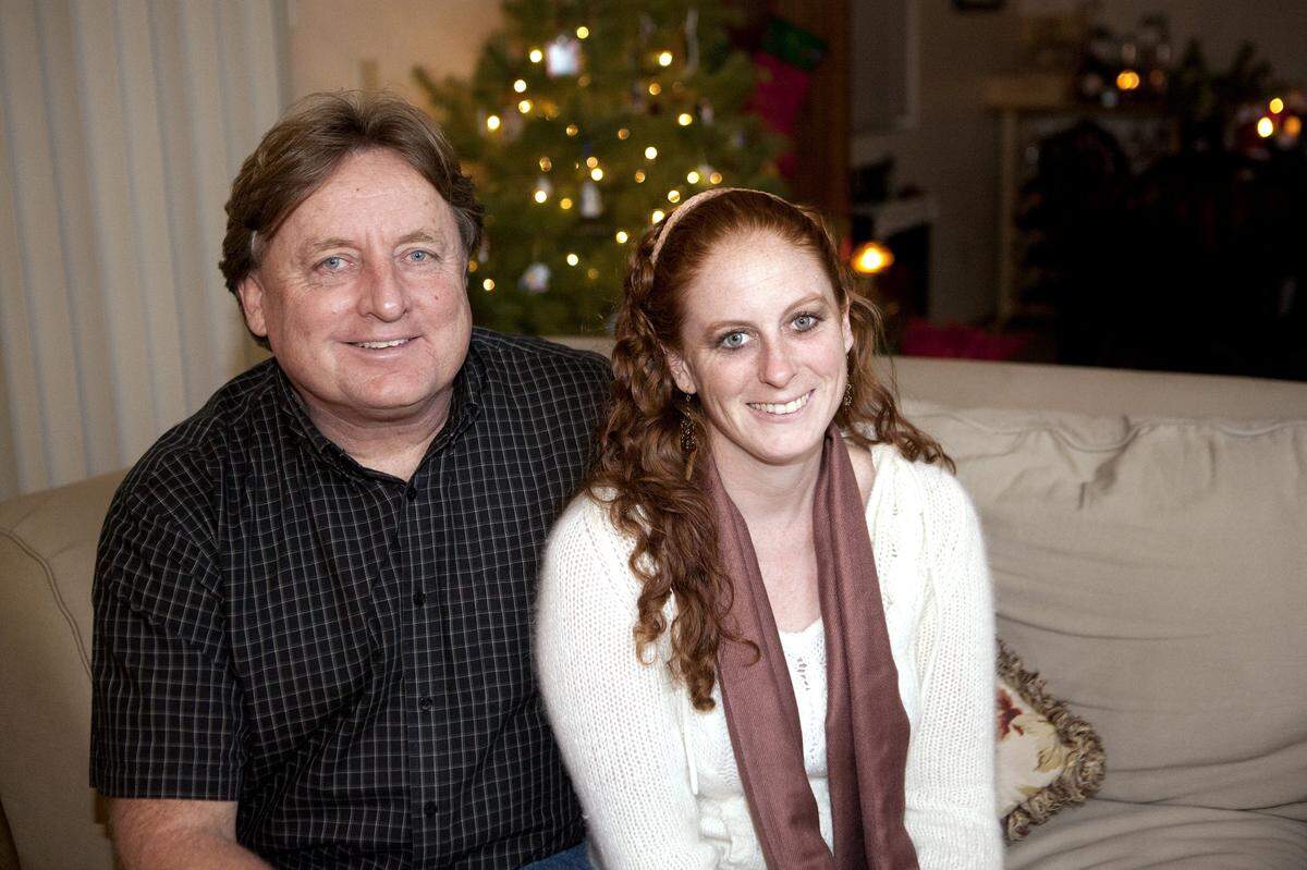 Templeton resident Calli Calvert, right, poses for a picture with her father, Frank Kalman of San Luis Obispo. Kalman founded End Kids Cancer after his daughter was diagnosed with a rare cancer at age 12.