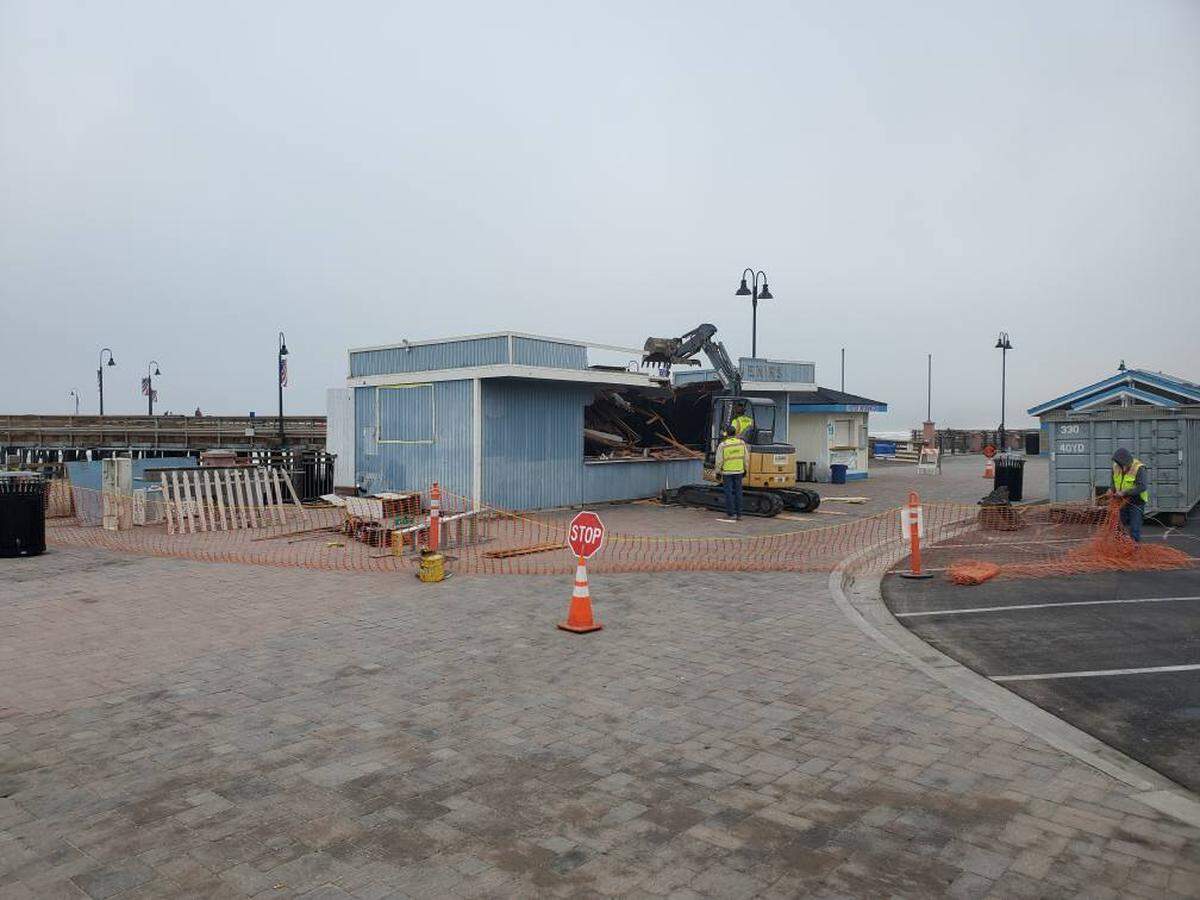 Sheldon’s Clam Stand, known to many as just “the bait shack,” was demolished in Pismo Beach on Oct. 16.