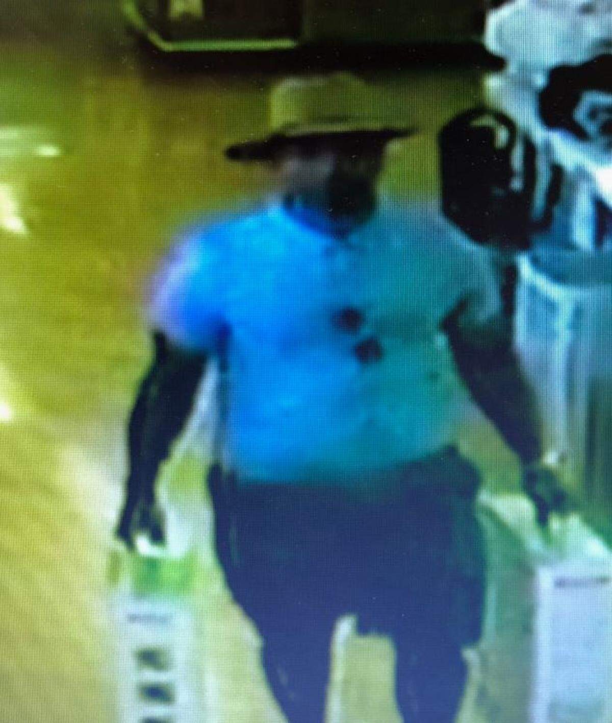 San Luis Obispo police are looking for information about a man they say used stolen credit cards to buy a total of $13,000 worth of merchandise last Sunday.