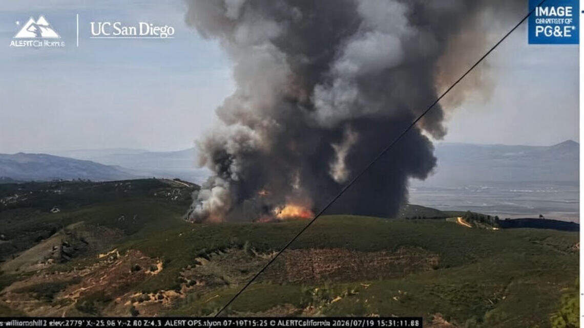 Williams Fire grows to 120.9 acres near SLO County line, reaches 15% containment