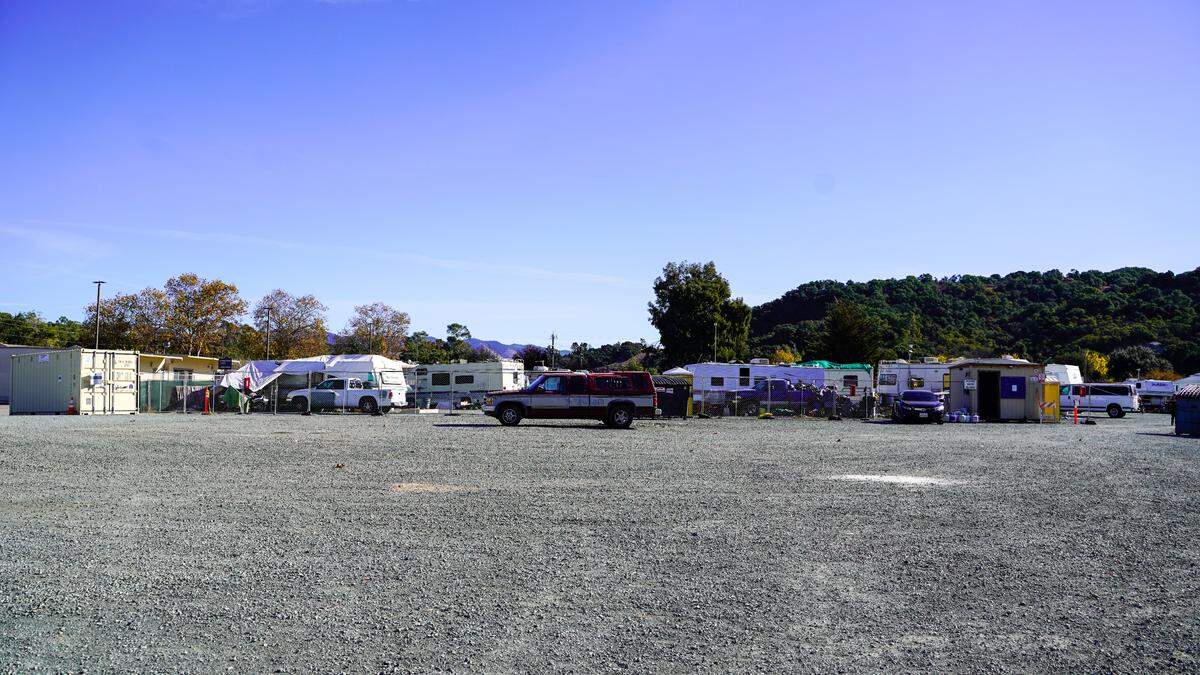 The Oklahoma Avenue Safe Parking site has shrunk in recent weeks as more residents were asked to leave or moved off the site. Several residents said they’ve returned to homelessness after leaving the parking site.
