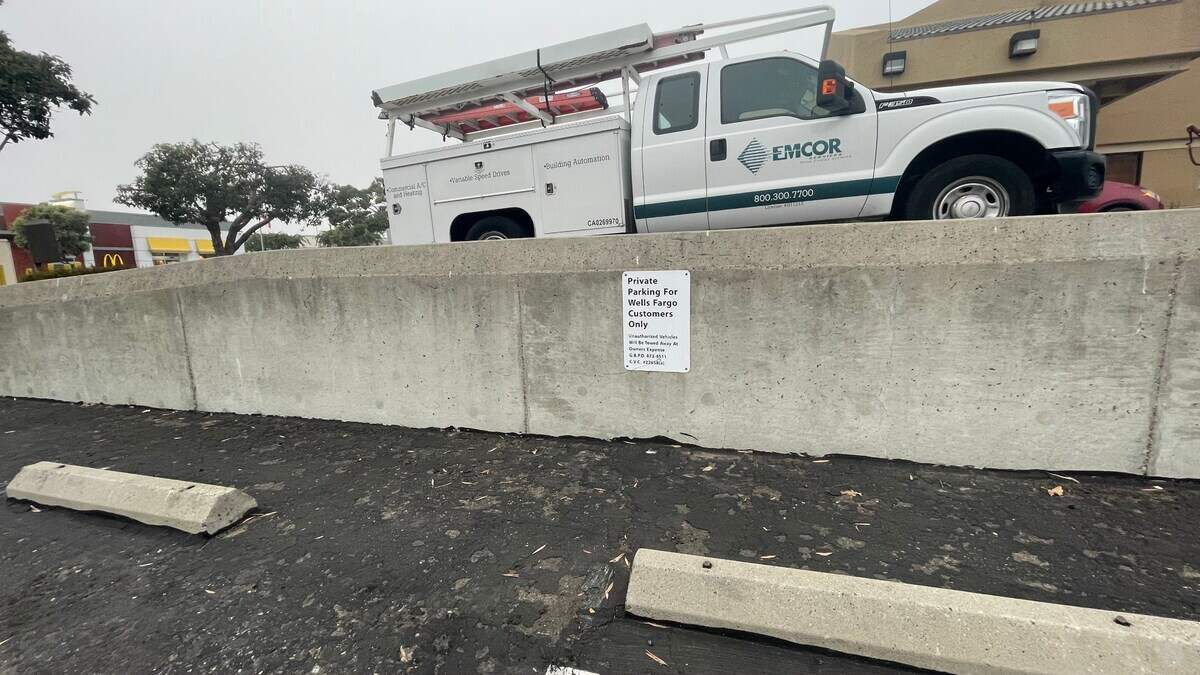 The manager of the Wells Fargo branch in Grover Beach said he was attacked leaving the bank on Sept. 3, 2021, by a customer who refused to put on a mask. The manager was pushed against a short wall in the parking lot and punched repeatedly.