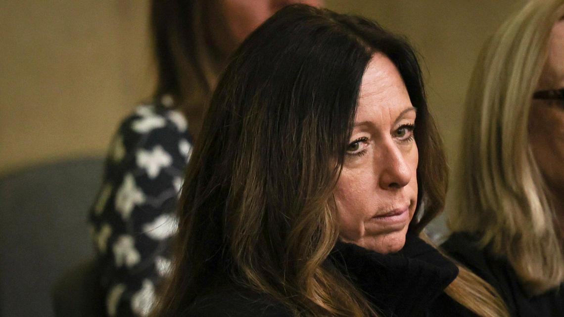 Michelle Morrow listens in court on Jan. 6, 2024.