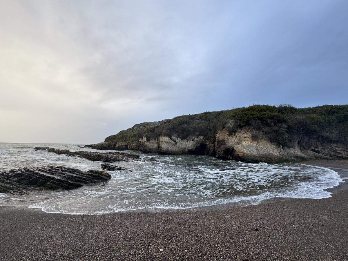 Clouds gather above Spooner’s Cove in Montaña de Oro State Park near Los Osos on Monday, Oct. 13, 2025.