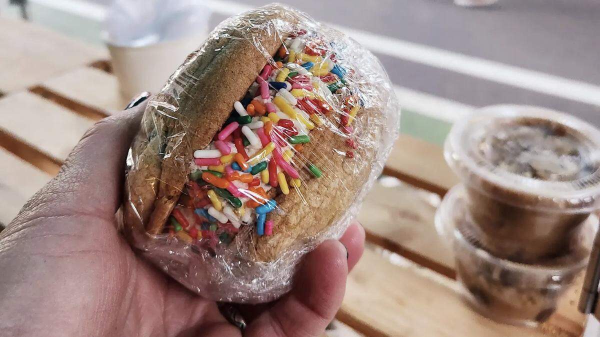 Morro Bay native April Bodine “accidentally” opened her own edible cookie dough business, the Dough Connection, during the pandemic after baking for her family and friends. She now has locations in Morro Bay and San Luis Obispo.