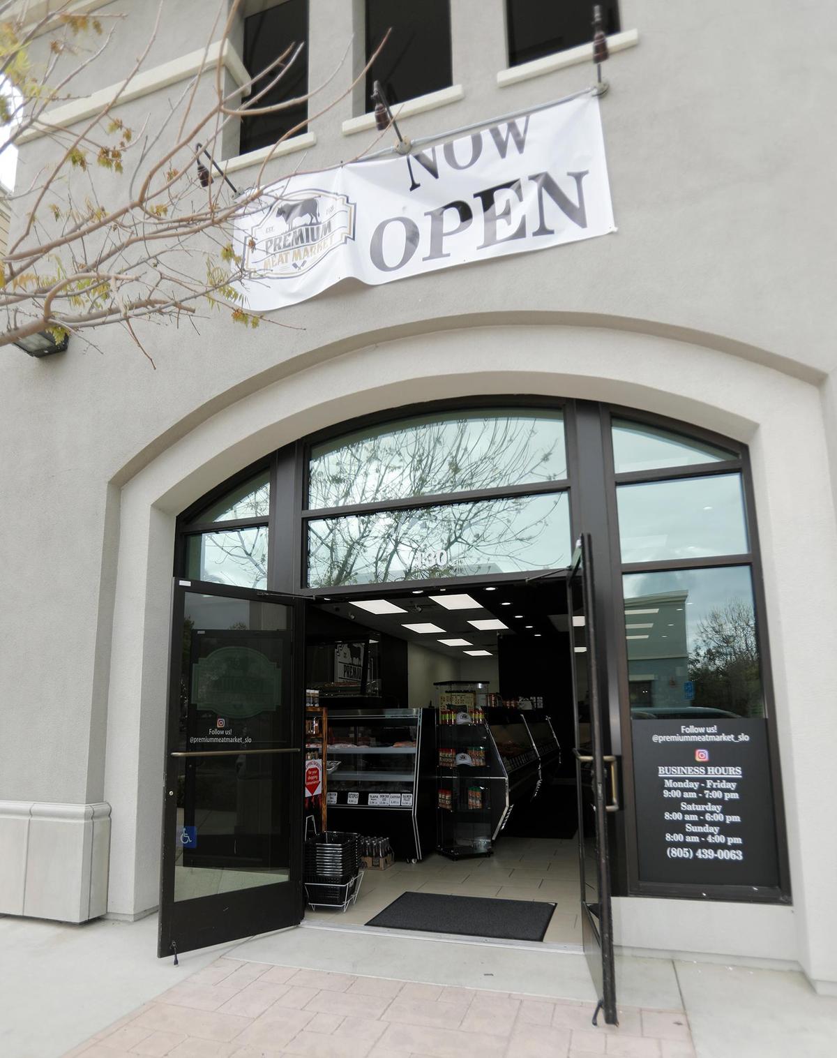 Premium Meat Market opened on Broad Street in San Luis Obispo on March 29, 2025.