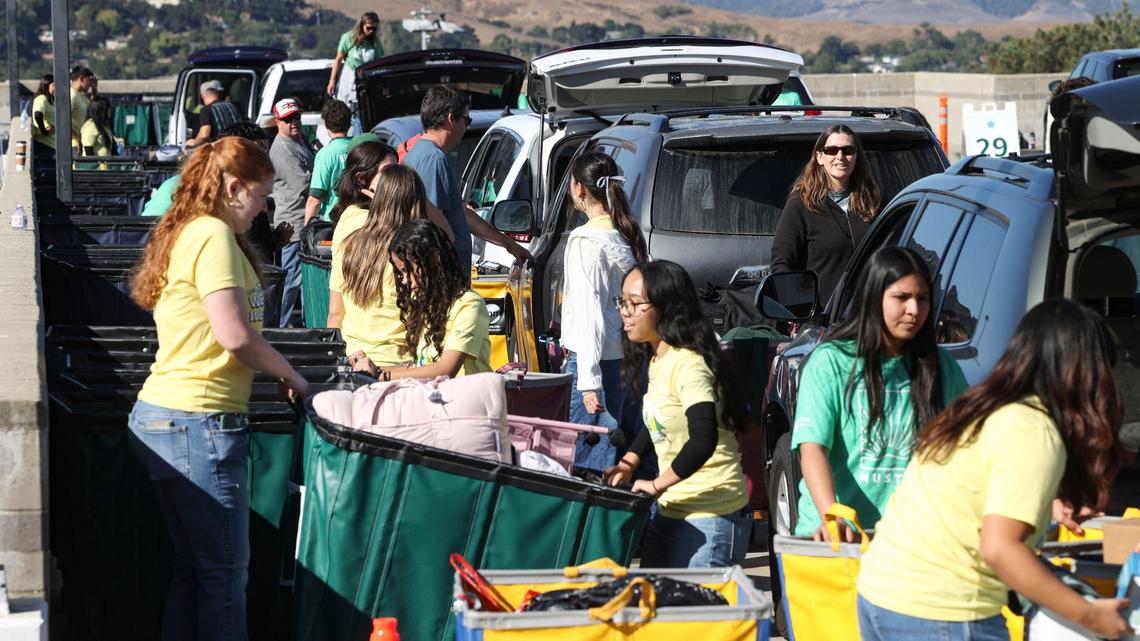 It’s move-in! Cal Poly welcomes thousands of new students to campus for start of school year