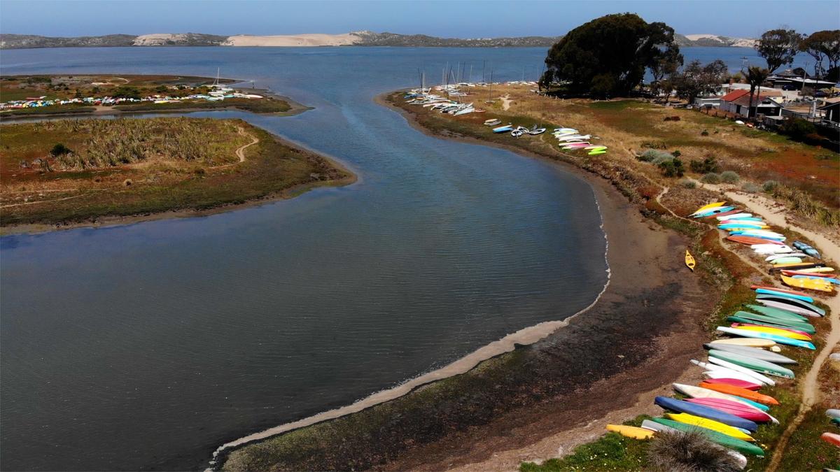 A nonprofit organization bought Cuesta Inlet on behalf of the community on Dec. 5, 2025. The 13-acre property includes a man-carved inlet at the edge of the Morro Bay estuary, seen here on June 13, 2025.