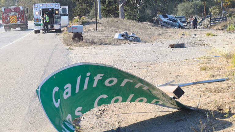 Emergency crews respond to Hwy. 1 rollover near California Men’s Colony