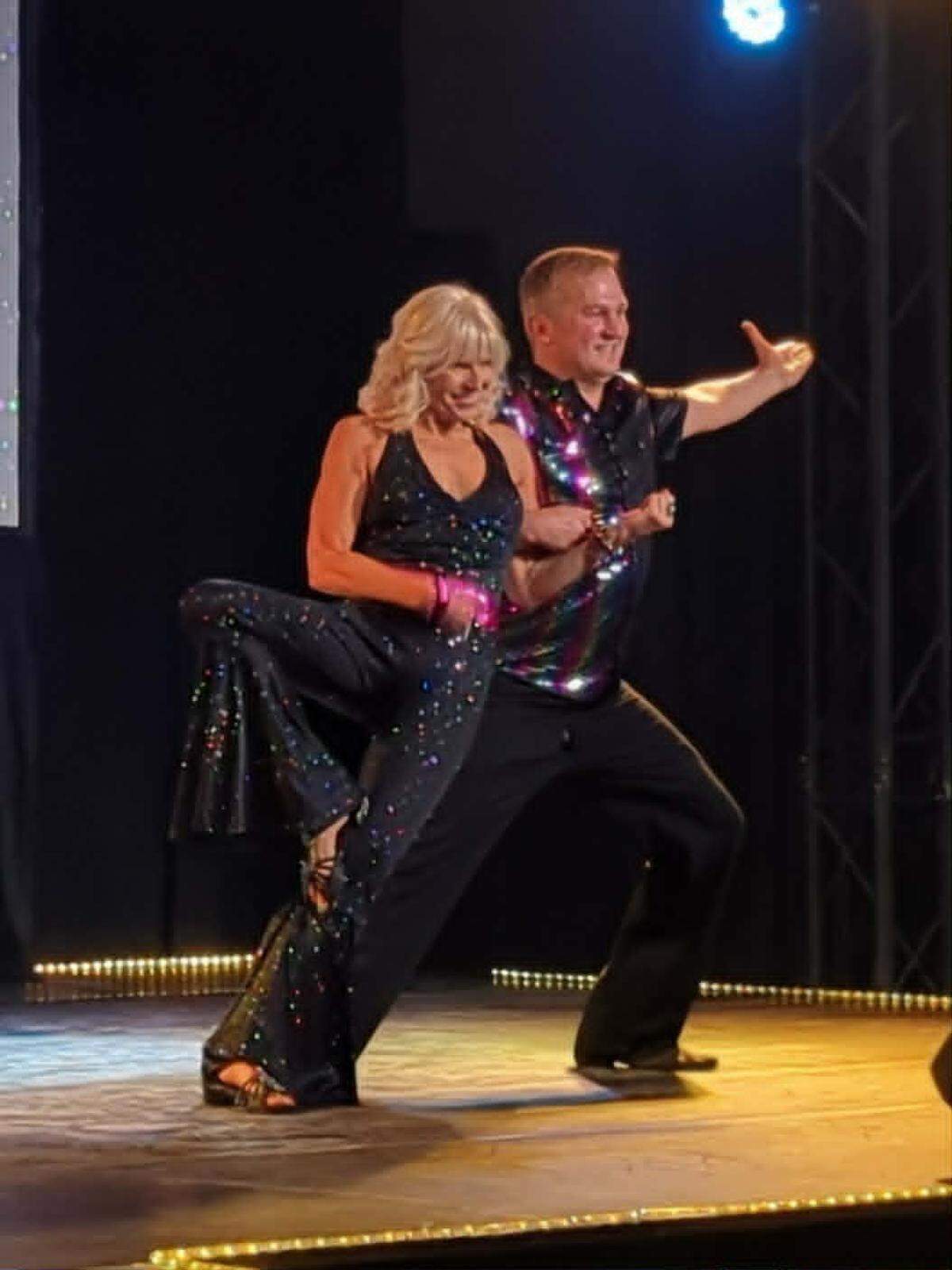 Jeanette Trompeter and Christopher Ellwood perform at Lumina Alliance’s annual “Lumina Nights: Dancing With Our Stars” fundraiser in Paso Robles on May 1 and 2, 2026. The event raised more than $400,000 to support survivor services across San Luis Obispo County.