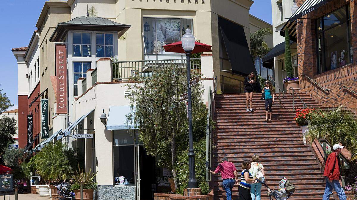 The Court Street shopping center in San Luis Obispo was recently acquired by Atlanta-based real estate investment and management company Jamestown.