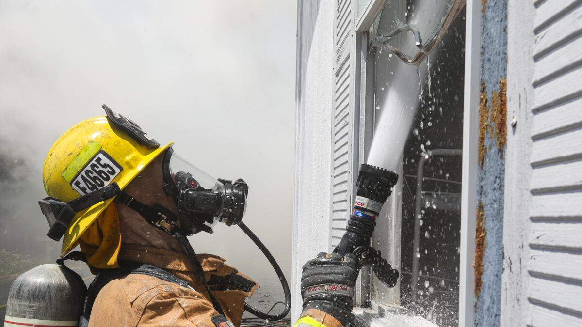 Five mobile homes were destroyed by fire in Santa Margarita on May 13, 2022.